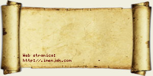 Valentina Backović vizit kartica